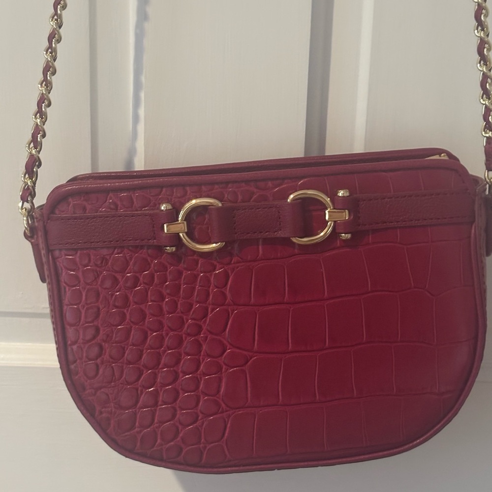 NWOT Talbots Red Crossbody Bag
